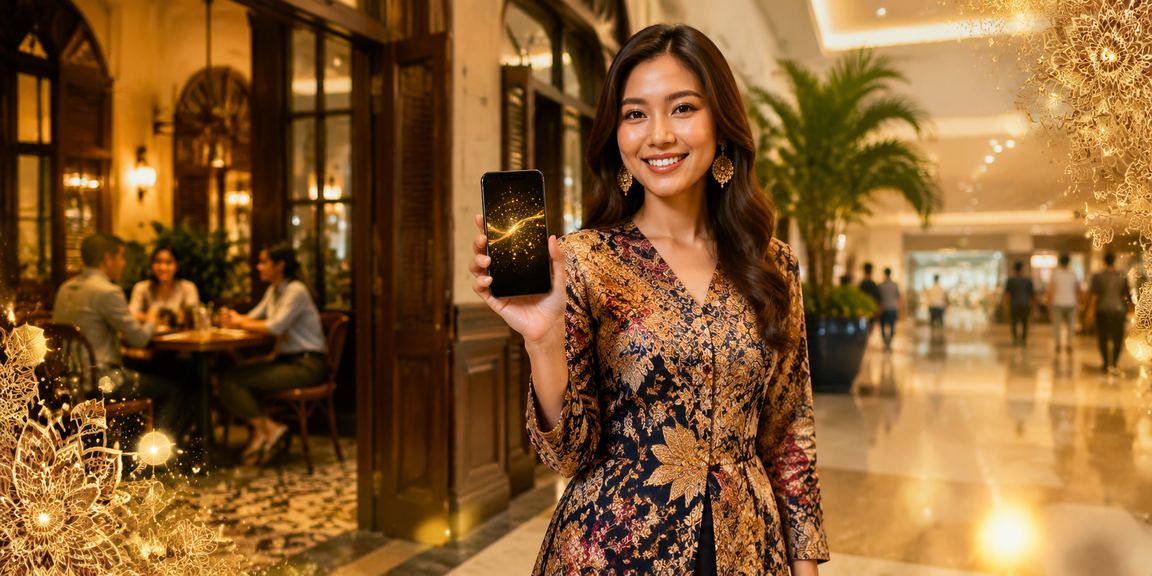 Pengguna Ipoh menggunakan aplikasi kasino dalam talian dengan reka bentuk batik Malaysia yang anggun
