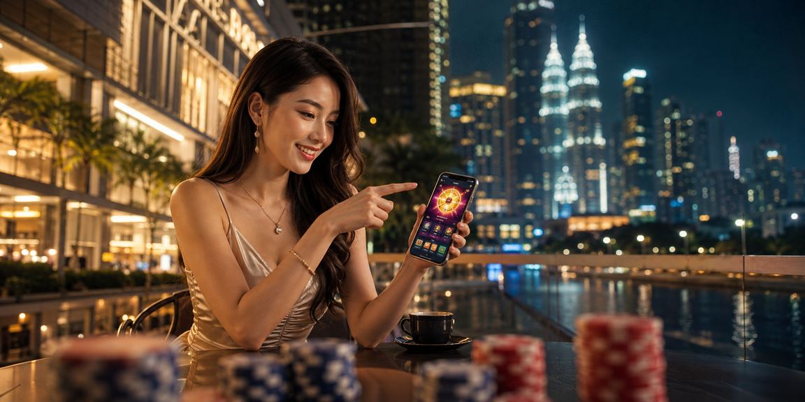Pengguna Kuala Lumpur mengakses kasino mudah alih dengan gaya Melayu yang moden