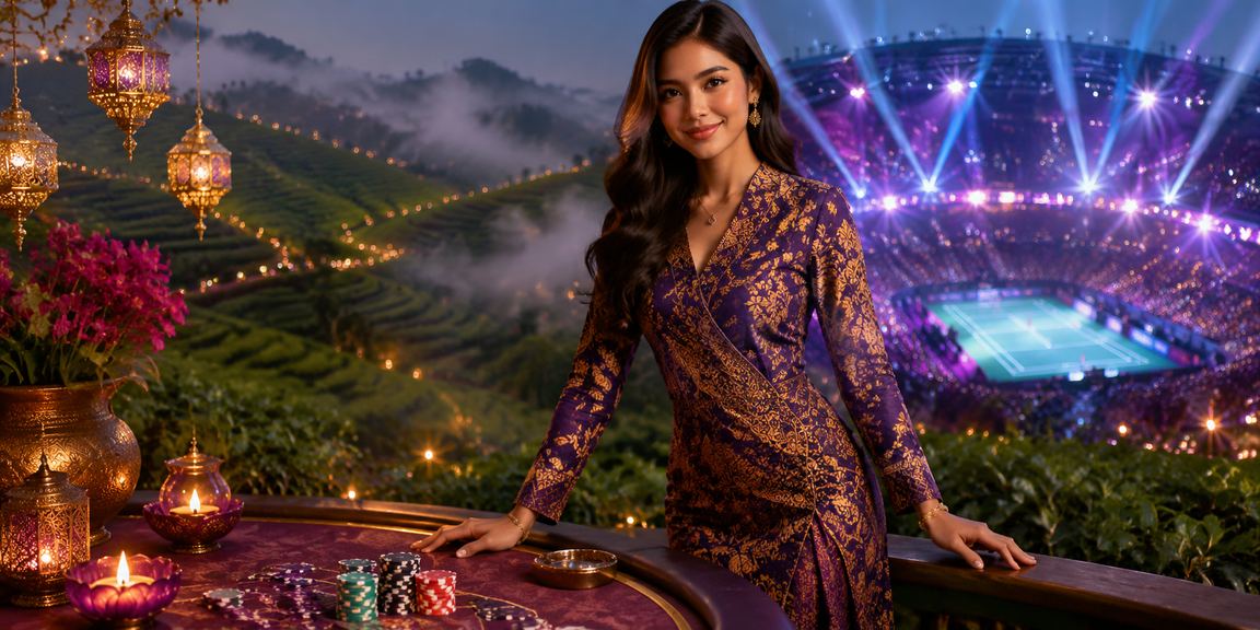 Pengguna Malaysia membuat deposit dalam talian dengan reka bentuk batik tempatan yang indah